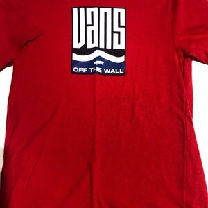 Like new boys Vans Red T-Shirt